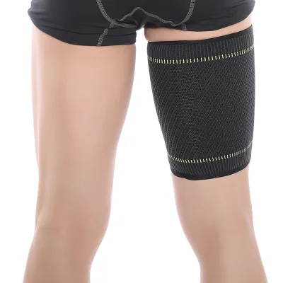 Ollas Durable High Elastic Nylon Soft Adjustable Thigh Guard Trimmer for Leg Slimming