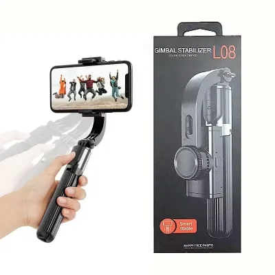 Bekcam L08 One for Gimbal Stabilizer for Mobile Phone 360 Rotating Wireless Remote Control for V5.3 1000mAh Battery