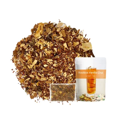Summer Ice Tea Natural Flavore Dried Fruit Caffeine Free Tasty Rooibos Vanilla Chai Iced Tea