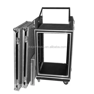 Dragonstage High Quality Blue Mixer Rack Cases R16U Rack Hercules DJ Flight case