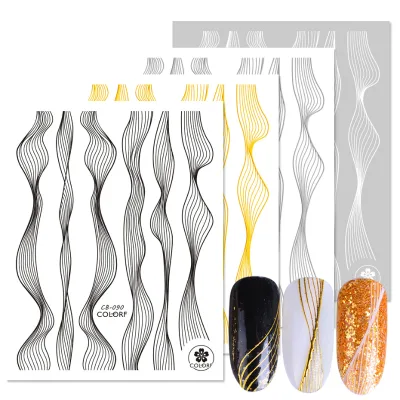 3D Popular Pattern Lace Nail Stickers