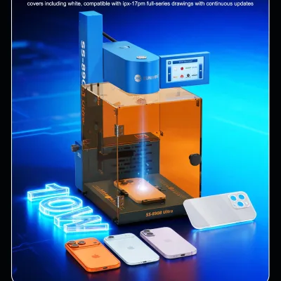 SUNSHINE SS-890B Ultra Smart Laser Engraver Manual Tools Auto Focus Smoke Purification Laser for Mobile Rear Cover Disassembly