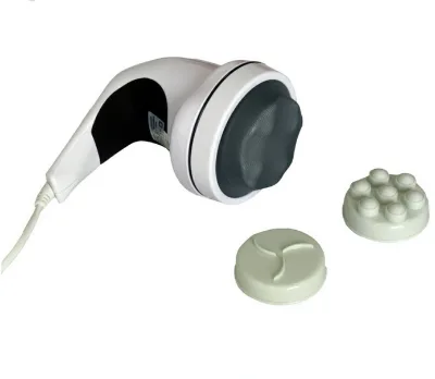 Handheld Back Shoulder Massager With 3 Interchangeable Nodes