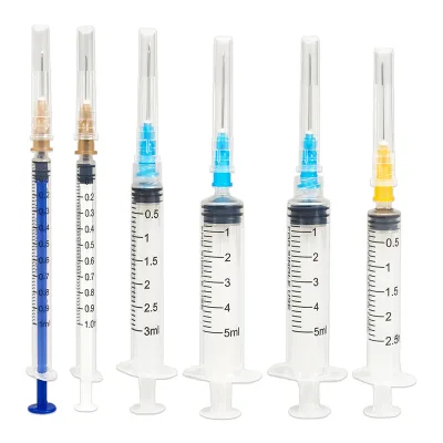 Disposable Syringe 1cc 3cc 5cc 10cc 20cc 50cc 60cc