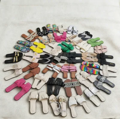 Fashion Women Wedges Slippers with High Heel Ladies Slides Slipper House Slippers with Heel for Female Summer Flip Flop