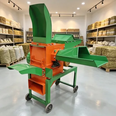 Stainless Steel Animal Feed Processing Machine Vegetable Grass Chopper Shredder with Motor