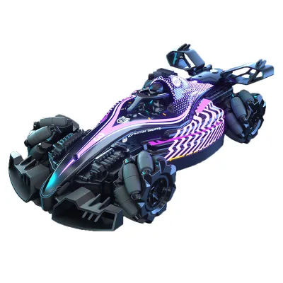 High-Speed 4WD RC Racing Car with Simulated Spray Light Remote Control Drift Spinning Stunt Vehicle