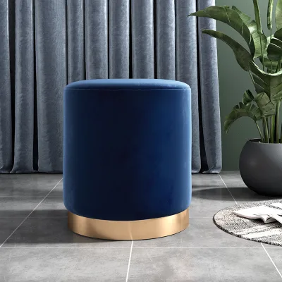 Modern Style Moveable No Folding Ottoman Shoe Change Stool Small Single Square Cube Seat Chair Sofa Ottoman Foot Rest Stool