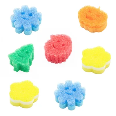 Custom Soft Warm Sensitive Temperature Sponge Washing Sponge for Kitchen Dish Cleaning