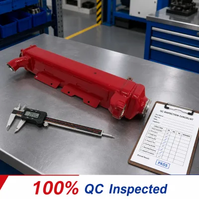 Premium Quality EGR Cooler 3689051 3689282 Compatible With Cummins ISX15 Engine 100% Leak Tested Vacuum Brazed Core