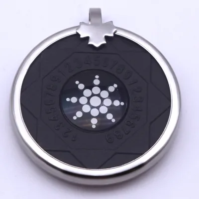Quantum Scalar Energy Necklace, Remove Negative Energy Pendant Natural Lava Stone Pendant With Negative Ion