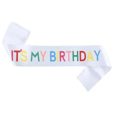 Birthday Girl Birthday Queen Party Sash Bride to Be Sash Crown Sash Gifts Glitter Birthday Party Supplies