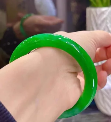 Natural A Grade Natural a Grade Jadeite Purple Violet Bangle High Quality Burmese Ice Jade Bracelet Bangles Jade Bangle