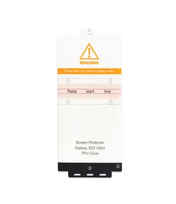 Custom Logo TPU Transparent 0.1mm Hydrogel Film 2.5D Anti-Scratch Anti-Fingerprint Protector for Samsung Mobile Phone