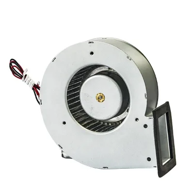 Taiwan 24V Aluminum Brushless Motor Blower Fan with High Temperature Resistance Silver Color for Road Construction Work Light