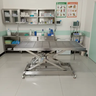 CE Certified Manufacturer Direct Sales Pet Hospital Uses Adjustable Operating Table