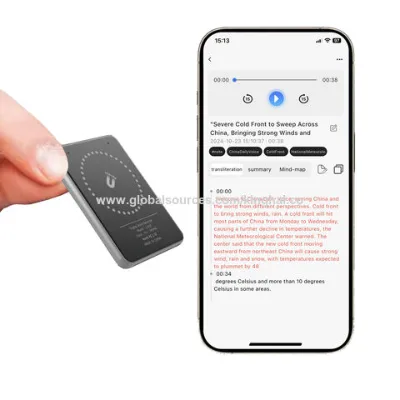 64GB Digital Voice Recorder with App Control Phone Call Audio Recording Device and Voice to Text Feature