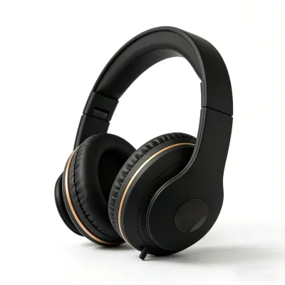 Wired Headphones Foldable Headset HD Stereo Audio Good Sale Over Ear Wired Gaming Headset with Adjustable Headband Headphones