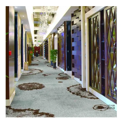 Corridor Carpet 80% Wool and 20% Nylon Carpet PP  Backing Axminster Carpet Patterns for Hallway