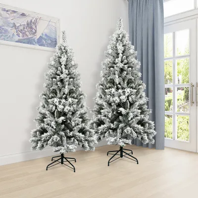Large 1.5/1.8/2.1 m Christmas Tree Decorations High Quality Pine Needle Snow Window Decoration for Festive Home Scene