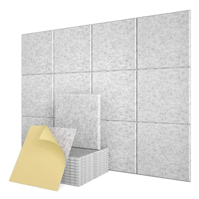 Wholesale Large Cork Board Alternative - 12 Pack Felt Wall Tiles with Safe Removable Adhesive Tabs Felt Boards