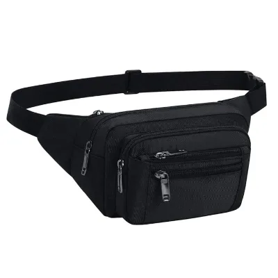 Adjustable Nylon Waist Pack Bag Men Women Hip Bum Bag for Outdoor Workout Travel Casual Running Hiking