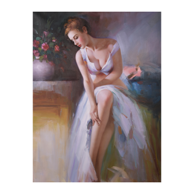 Custom Picture Design Oil Painting Realist Hand Painted Portrait Painting From Photo