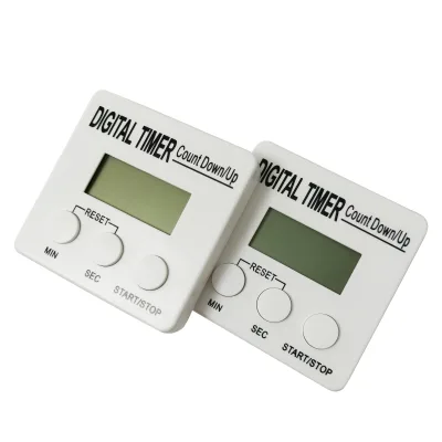Large LCD Display Electronic Waterproof Digital Timer Countdown Buzzer Memory Function for Kitchen Cooking Students Learning