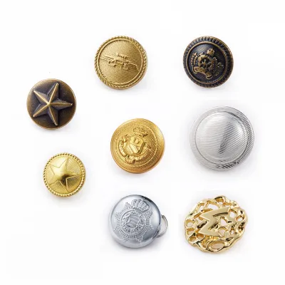 Hot Sale Eco Friendly Custom Metal Shell Pearl Button for Garment