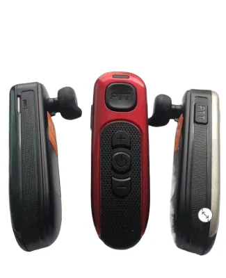 Portable Wireless Radio Intercom Walkie Talkie Waterproof Mini Headphone with Earhook and Chest-hook Telephone Headsets