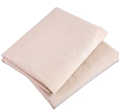 Good Quality Hot Sale Woven Plain Cotton Grey Fabric for Bedding Anti-Pill & Breathable