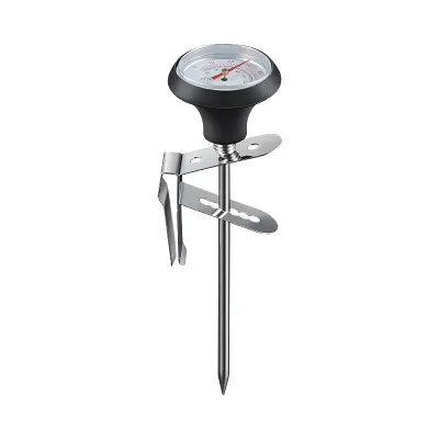 Stainless Steel Dial Thermometer with Probe for Milk Frothing Coffee Chocolate Cappuccino Cooking-Waterproof