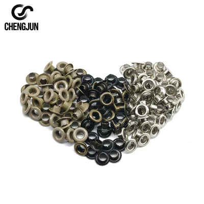 Custom Industrial Grade 3/8\" Stainless Steel Snap Eyelet 10mm 12mm Plating Technique for Shoes Curtains Bags Garments