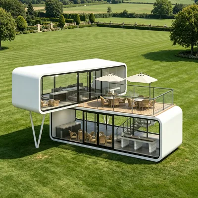 Luxury Modern Container Villa FA-30 Model Galvanized Steel Frame CE Certified Fast Install Anti-Corrosion for Outdoor Holiday