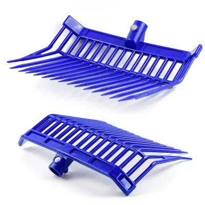 Quality Supplier Durable Plastic Red Black Blue Purple Portable Horse Fork Replacement Head Medium Size Horse Pitchfork for Sale