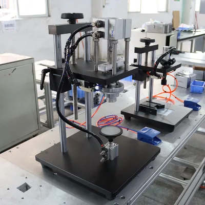 Hot Sale Perfume Bottle Patting Machine Perfume Crimping Machine Pneumatic Perfume Bottle Collar Machine