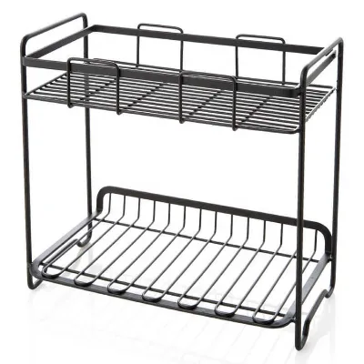 Creative Iron Art Metal Bathroom Shelves Bathroom Wall Hanging Wall Stickers Kitchen Storage Supplies Home Furnishings