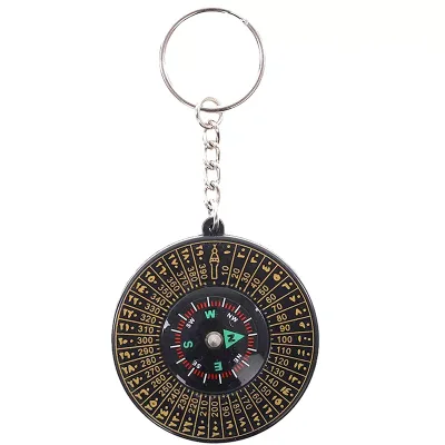 Outdoor Survival Pocket Muslim Compass with Keychain for Camping