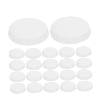 3.54 Inches Diameter Eco-Friendly Disposable Paper White Lids for Hotel Amenities