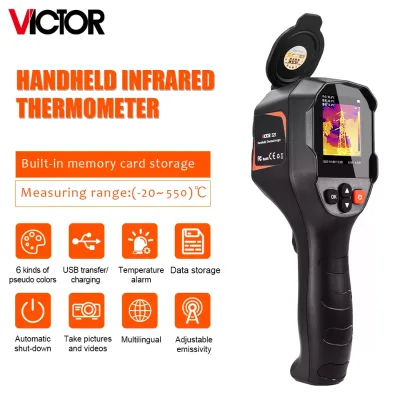 Rechargeable Infrared Thermal Imager 240x240 Pixel Adjustable Emissivity -20~550 Temperature Tracking Electricity/underfloor