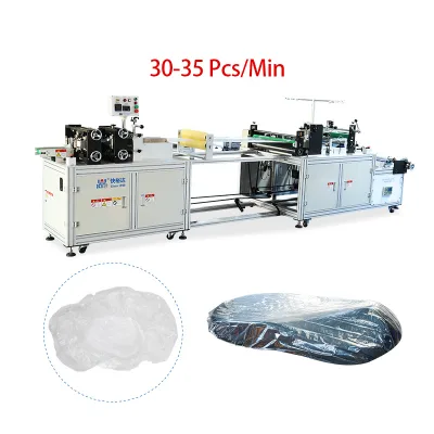 Fully Automatic Disposable Nonwoven Shower Cap Making Machine Large Size Bouffant Cap Production Line