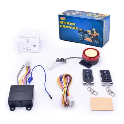 Hot Selling Motorcycle Alarm Remote Control Start Stop  Motorcycle Alarm One Way Two Way System Security Motorcycle Alarm System