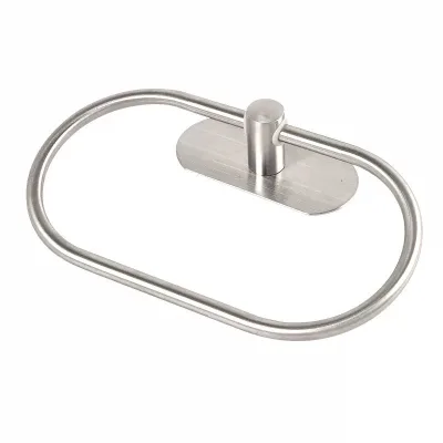 fYOTO Stainless Steel Wall Hanger Mount Towel Rack Bathroom Accessory Set Tissue Holder Bathroom Hook