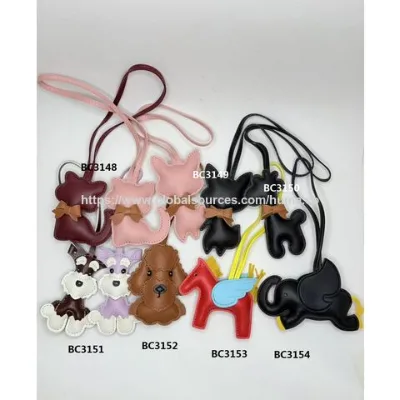Bag Charm Keychain bag accessories leather accessories gift bag charm