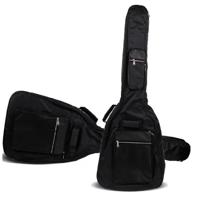 Oxford Material Soft Guitar Case with 12mm Thick Padding Waterproof Dual Adjustable Shoulder Strap Gig Bag Gigging Guitarists