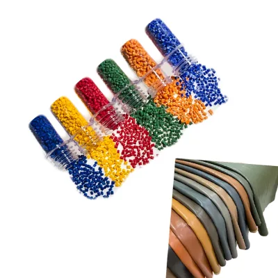 Leather Plastic TPU  PU Blown Film Imitation Leather Material Color Masterbatch