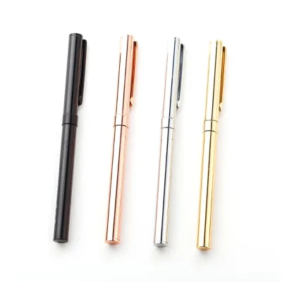 JH Brand High Quality Office School Slim Metal Roller Ball Pen