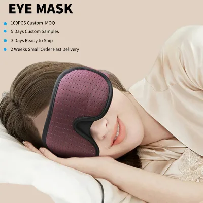 Hot Sell 3D Memory Foam Luxury Private Label Sleep Cover Eye Sleep Mask