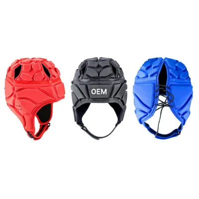 Adjustable EVA Padded Head Protective Helmets Football Goalkeeper's Helmet for Unisex Kids Youth Adults