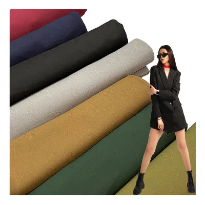 Anti-pilling Woven Twill High Stretch Rayon/polyester Fabric for Uniform Suit